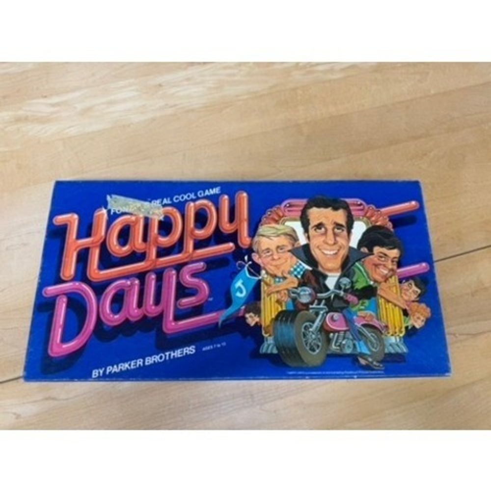 Vintage 1976 Happy Days Board Game Parker Brothers No 171 Fonzie Retro TV Show